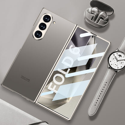 Galaxy Z Fold6 Matte Shine with Front Glass Protection Case