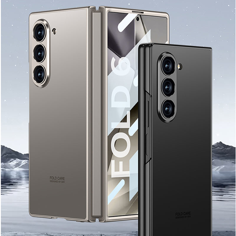 Galaxy Z Fold6 Matte Shine with Front Glass Protection Case