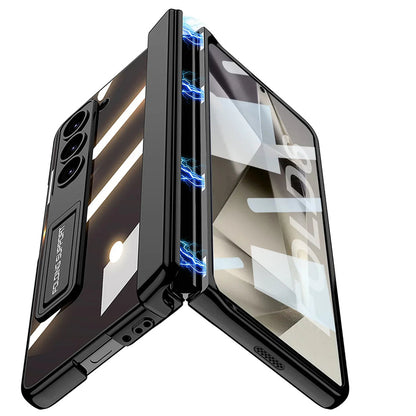 Transparent Case with Kickstand & Hinge Protection for Galaxy Z Fold6