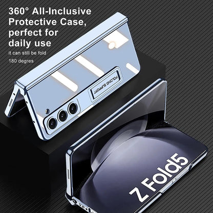 Transparent Case with Kickstand & Hinge Protection for Galaxy Z Fold6
