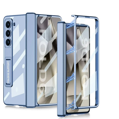 Transparent Case with Kickstand & Hinge Protection for Galaxy Z Fold6