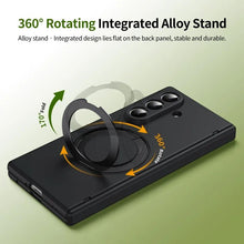 Load image into Gallery viewer, Galaxy Z Fold6 Premium Leather Case – Metal Kickstand | Slim &amp; Stylish
