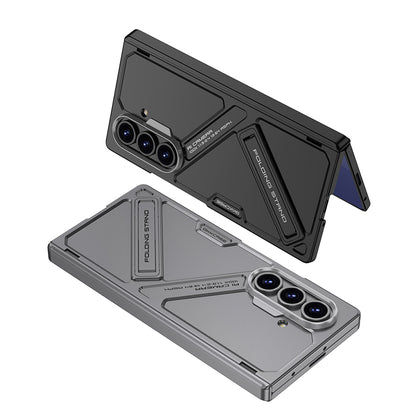 Galaxy Z Fold7 GKK Matte Leather Folding With Stand Case