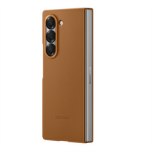 Load image into Gallery viewer, Galaxy Z Fold7 Kindsuit Premium Leather Back Case
