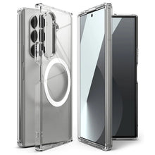Load image into Gallery viewer, Galaxy Z Fold7 MagSafe Shockproof Transparent Clear Case
