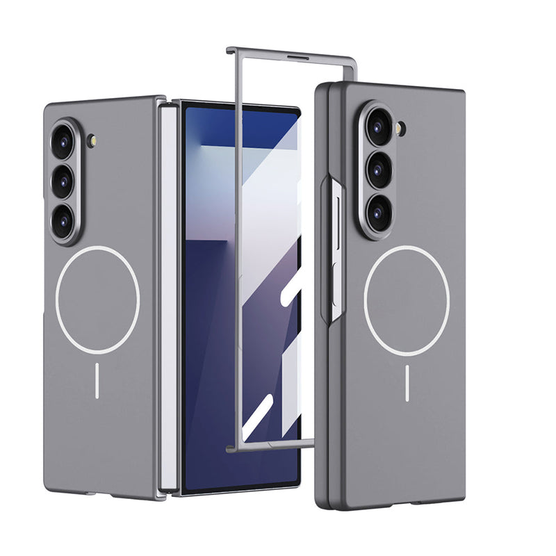 Galaxy Z Fold7 Ultra Thin Matte Case with Camera Protection | Front & Back 360° Shield