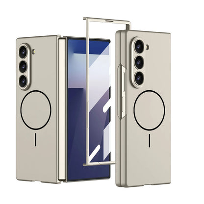 Galaxy Z Fold7 Ultra Thin Matte Case with Camera Protection | Front & Back 360° Shield