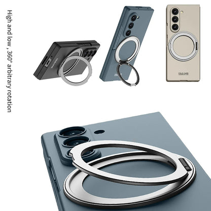 Galaxy Z Fold7 Premium Leather Case – Metal Kickstand | Slim & Stylish