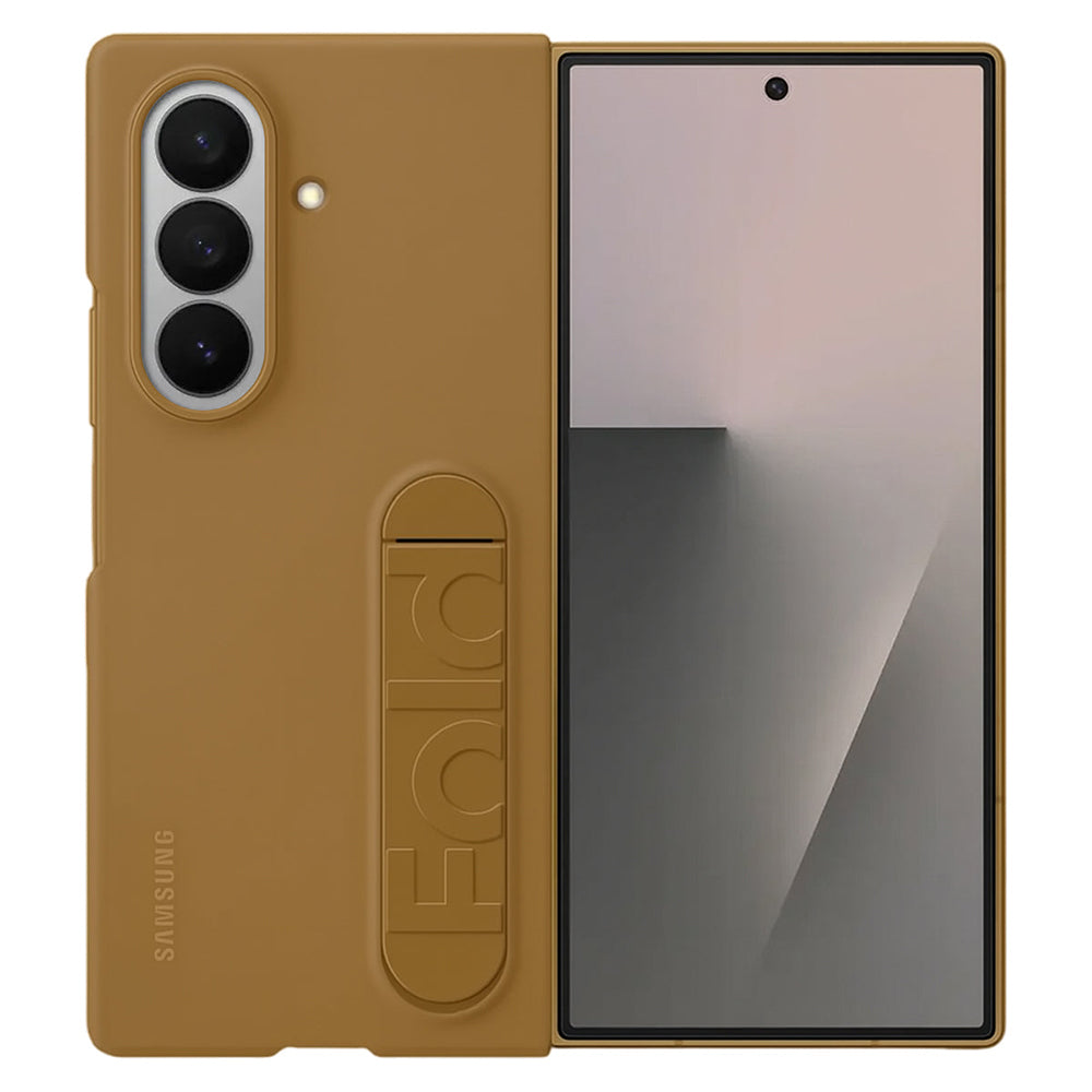 Galaxy Z Fold7 Silicone Stand Case – Shockproof, Slim & Hands-Free Kickstand Cover