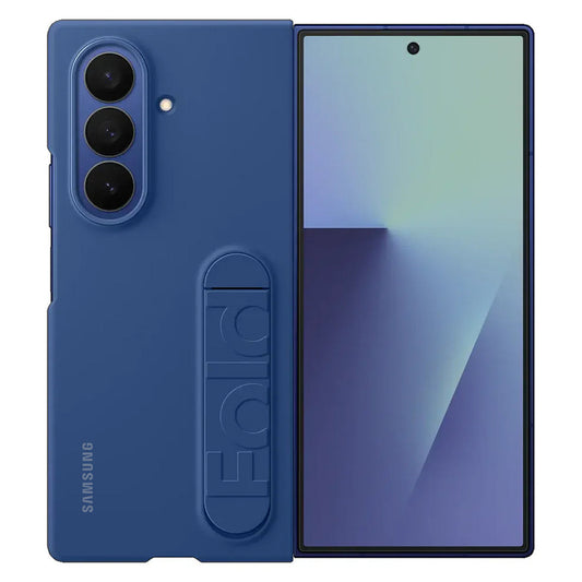 Galaxy Z Fold7 Silicone Stand Case – Shockproof, Slim & Hands-Free Kickstand Cover