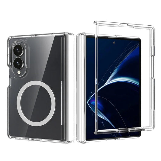 Galaxy Z Fold8 MagSafe Shockproof Transparent Clear Case