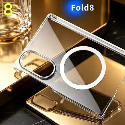 Galaxy Z Fold8 MagSafe Shockproof Transparent Clear Case