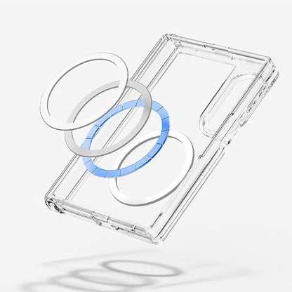 Galaxy Z Fold8 MagSafe Shockproof Transparent Clear Case