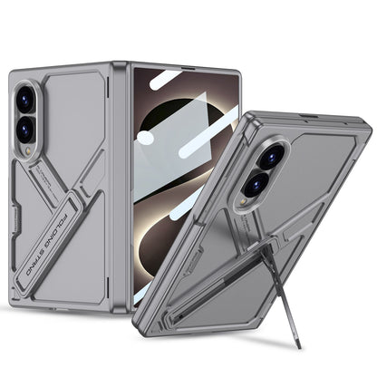Galaxy Z Fold8 GKK Matte Leather Folding With Stand Case