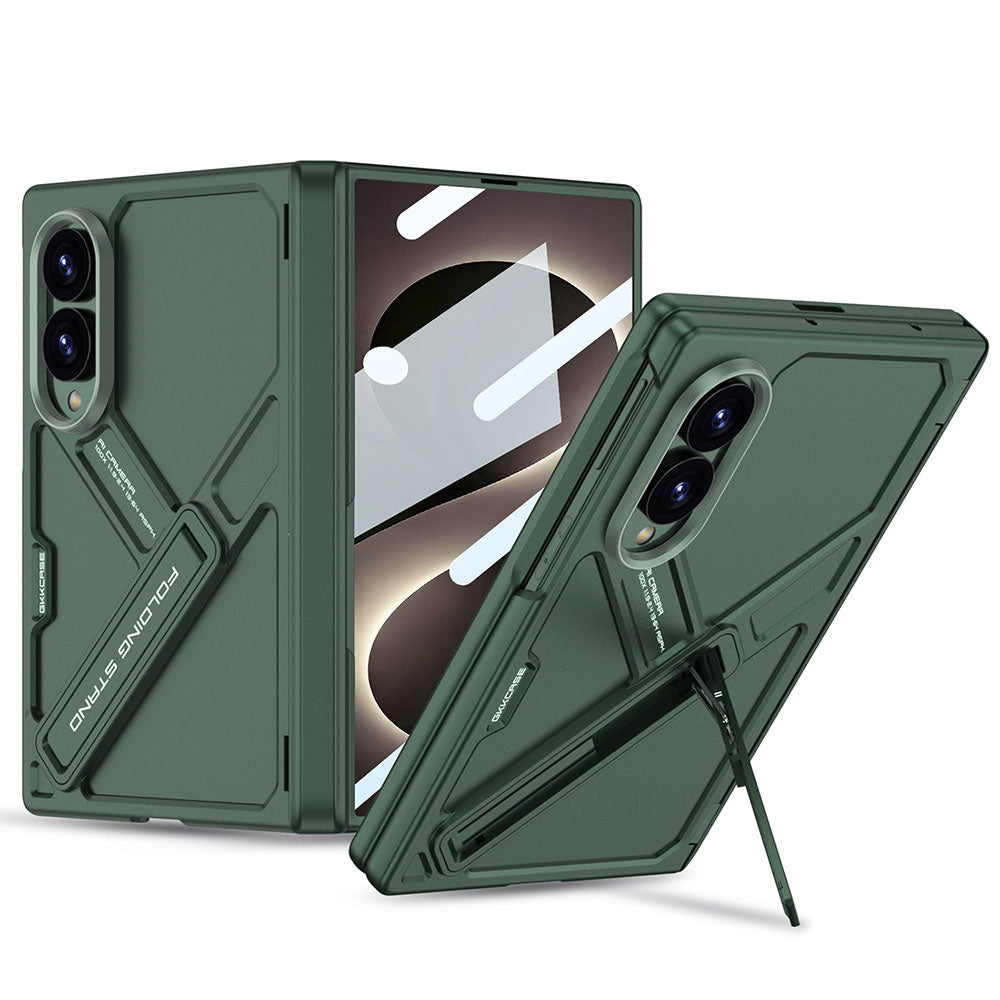 Galaxy Z Fold8 GKK Matte Leather Folding With Stand Case