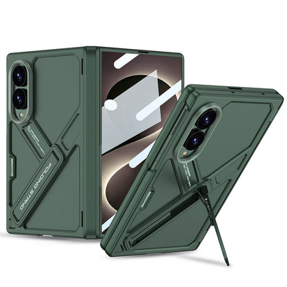 Galaxy Z Fold8 GKK Matte Leather Folding With Stand Case