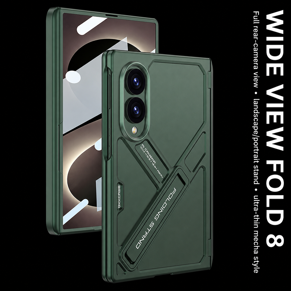 Galaxy Z Fold8 GKK Matte Leather Folding With Stand Case