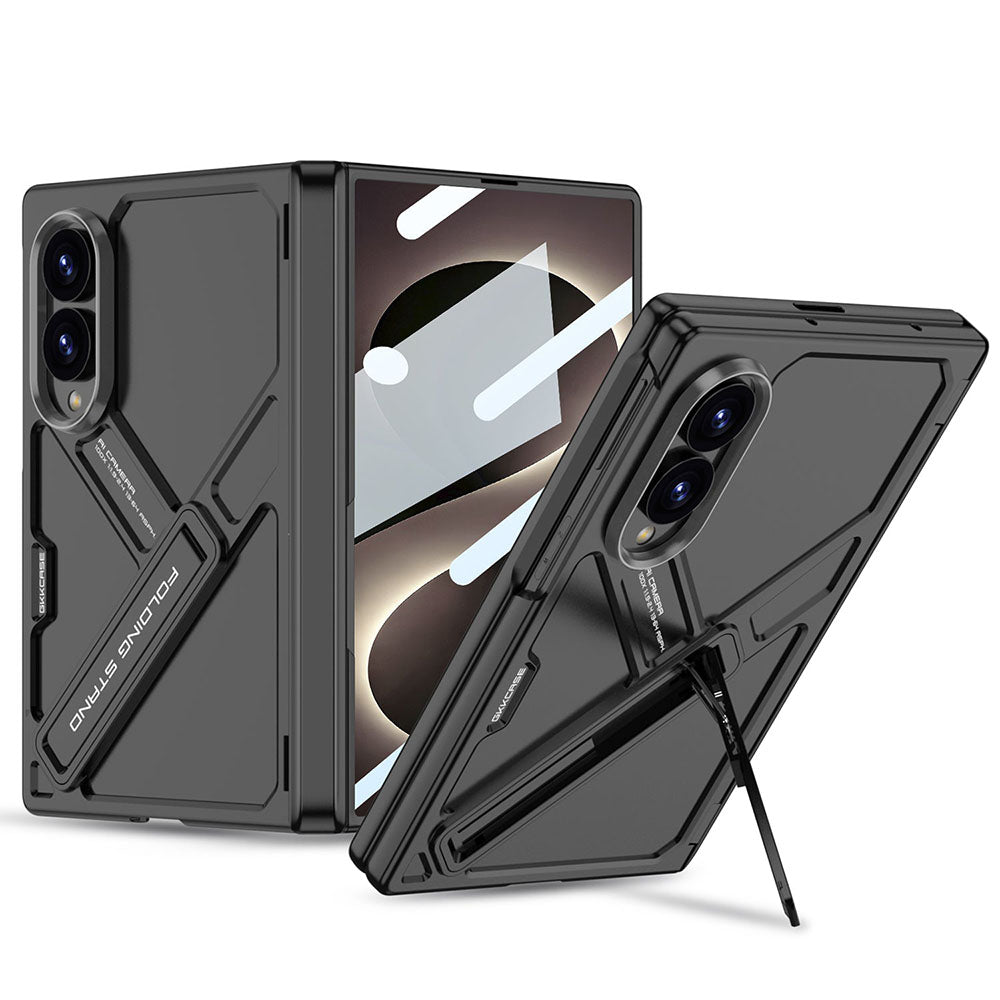 Galaxy Z Fold8 GKK Matte Leather Folding With Stand Case