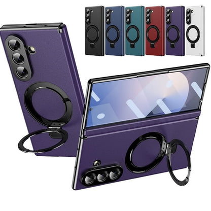 Galaxy Z Fold8 Ultra Premium Leather Case – Metal Kickstand | Slim & Stylish