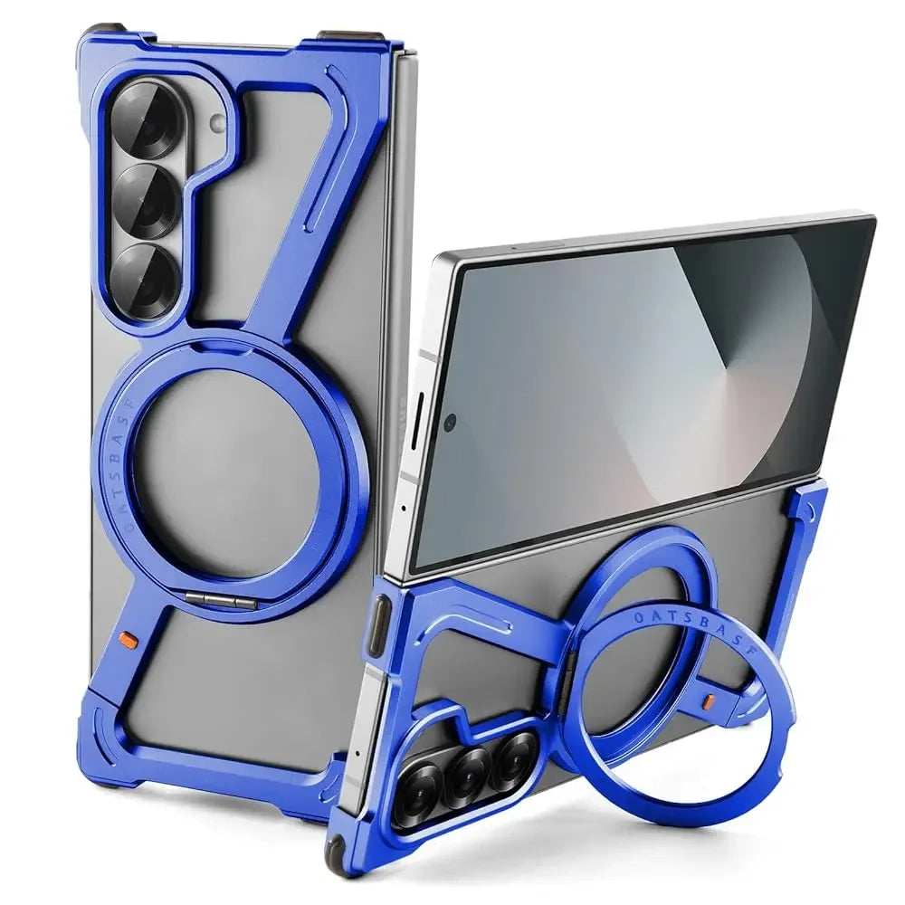 Galaxy Z Fold7 Frameless Shockproof Magnetic Ring Slim Protection Case