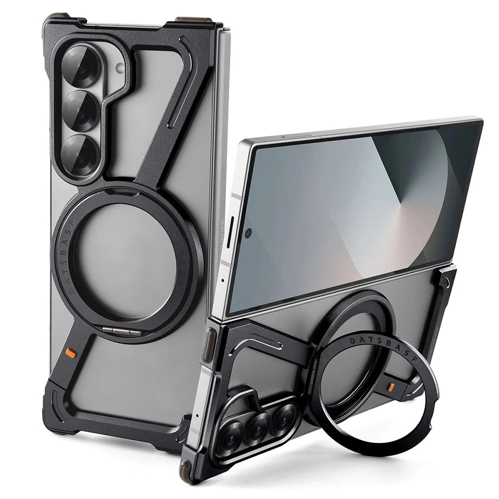 Galaxy Z Fold7 Frameless Shockproof Magnetic Ring Slim Protection Case