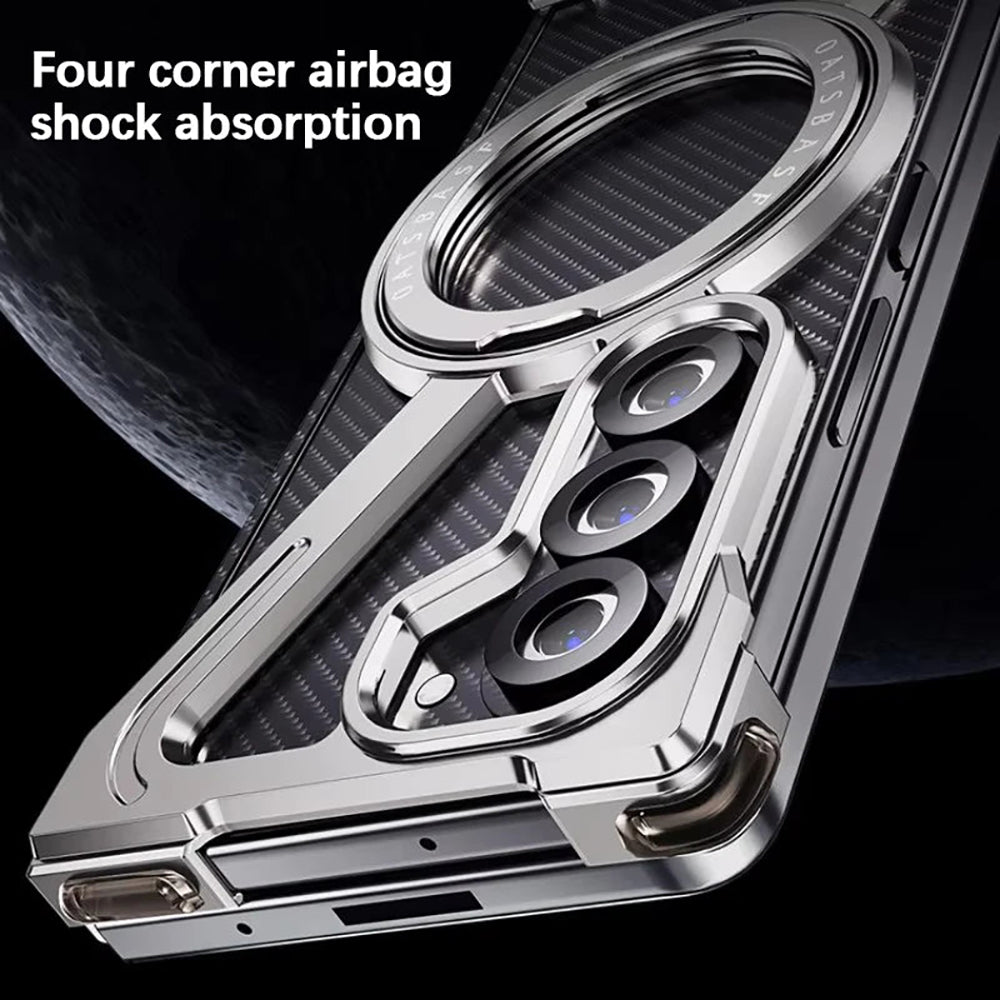 Galaxy Z Fold7 Frameless Shockproof Magnetic Ring Slim Protection Case