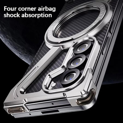 Galaxy Z Fold7 Frameless Shockproof Magnetic Ring Slim Protection Case