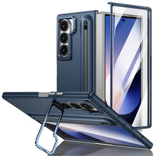 Load image into Gallery viewer, Galaxy Z Fold Series S-Pen Case with Skin Feel &amp; Front Glass Protection
