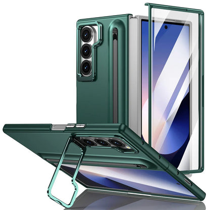 Galaxy Z Fold7 S-Pen Case with Skin Feel & Front Glass Protection