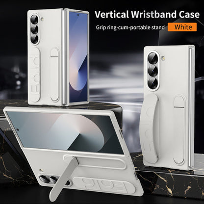 Galaxy Z Fold6 Dual Function Design Wristband with Folding Stand Case