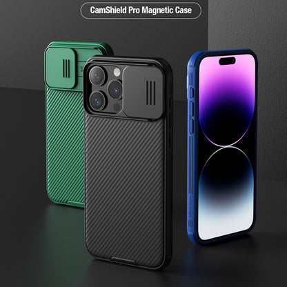 iPhone 15 Series Camshield Shockproof Business Back Case- Black