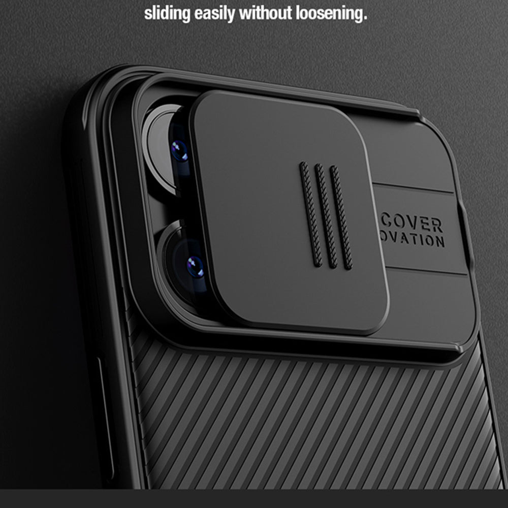 iPhone 15 Series Camshield Shockproof Business Back Case- Black