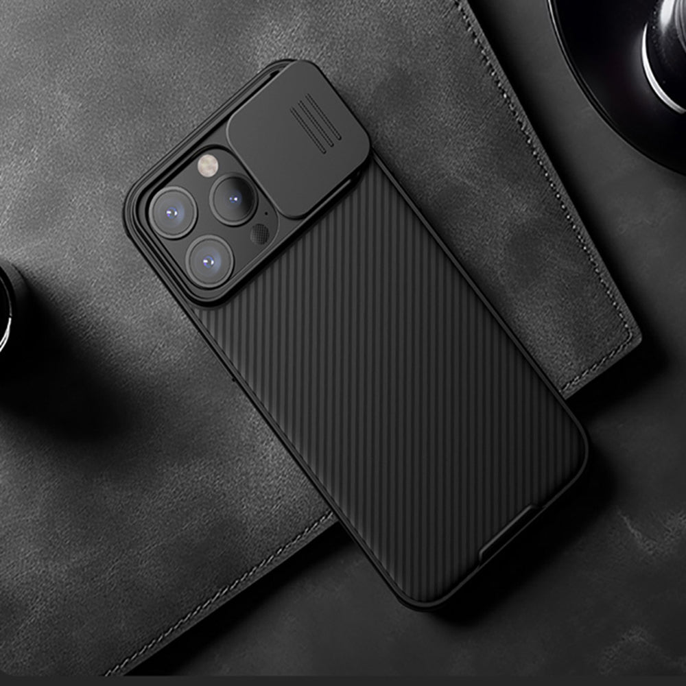 iPhone 15 Series Camshield Shockproof Business Back Case- Black