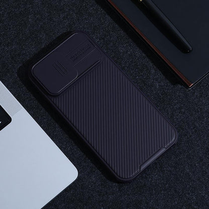 iPhone 15 Series Camshield Shockproof Business Back Case- Black