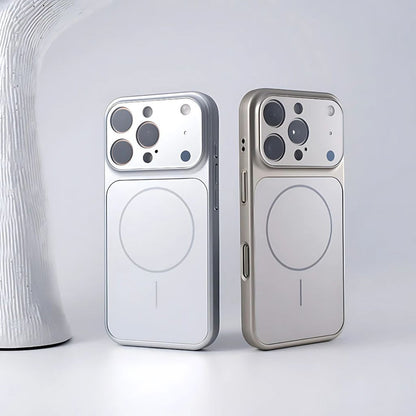 iPhone 17 Pro & Pro Max Metal Converter Case – New MagSafe Design for iPhone 13/14/15/16/17 Series