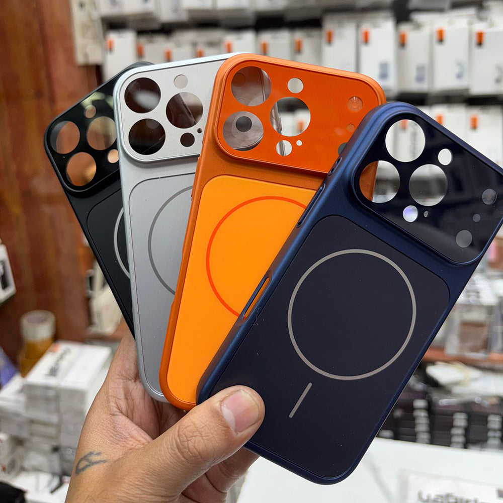 iPhone 17 Pro & Pro Max Metal Converter Case – New MagSafe Design for iPhone 13/14/15/16/17 Series