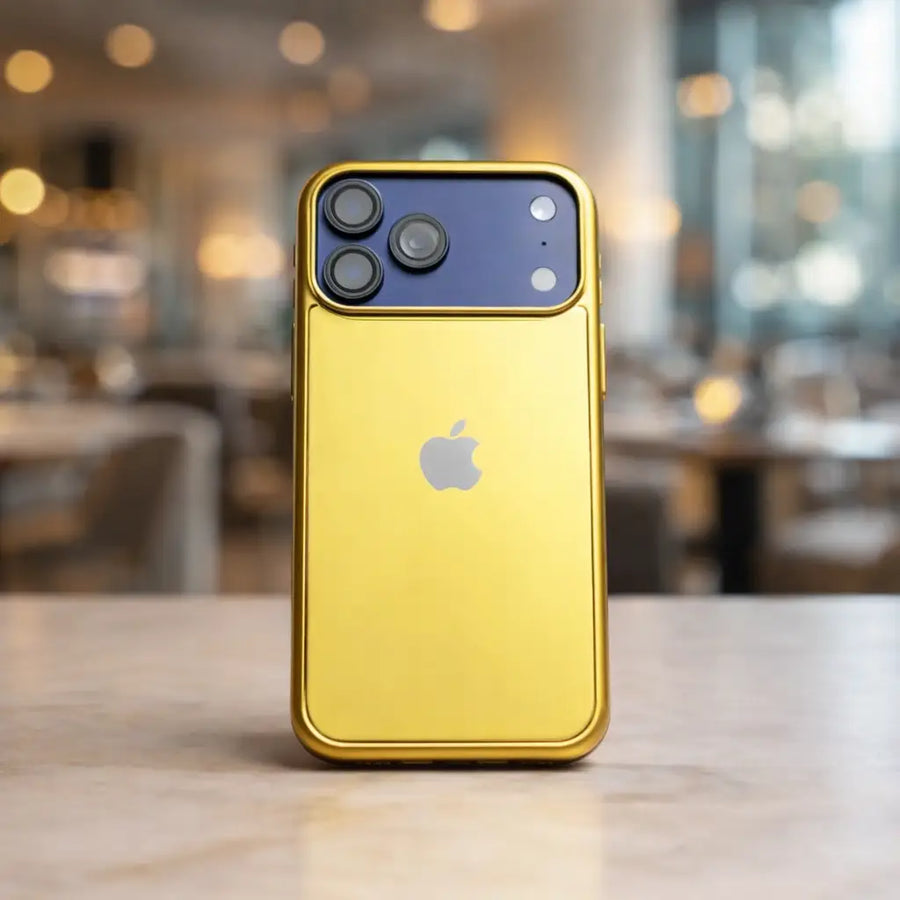 Gold Electroplated 360° Protective Case for iPhone Series | Anti-Skid Shockproof Cover