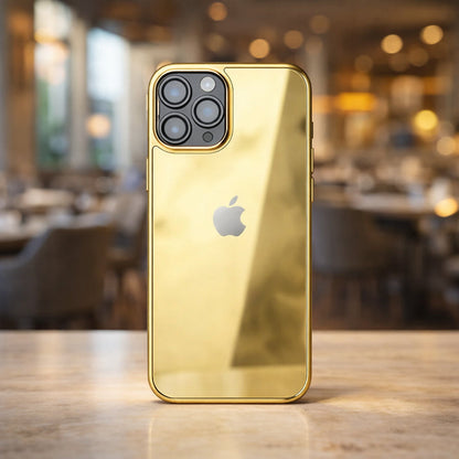 Gold Electroplated 360° Protective Case for iPhone Series | Anti-Skid Shockproof Cover
