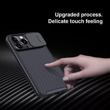 Load image into Gallery viewer, iPhone 15 Series Camshield Shockproof Business Back Case- Black
