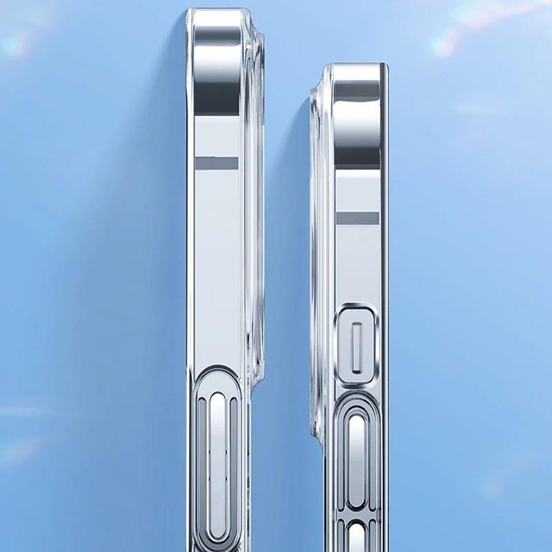 iPhone 17 Series MagSafe Shockproof Transparent Back Case