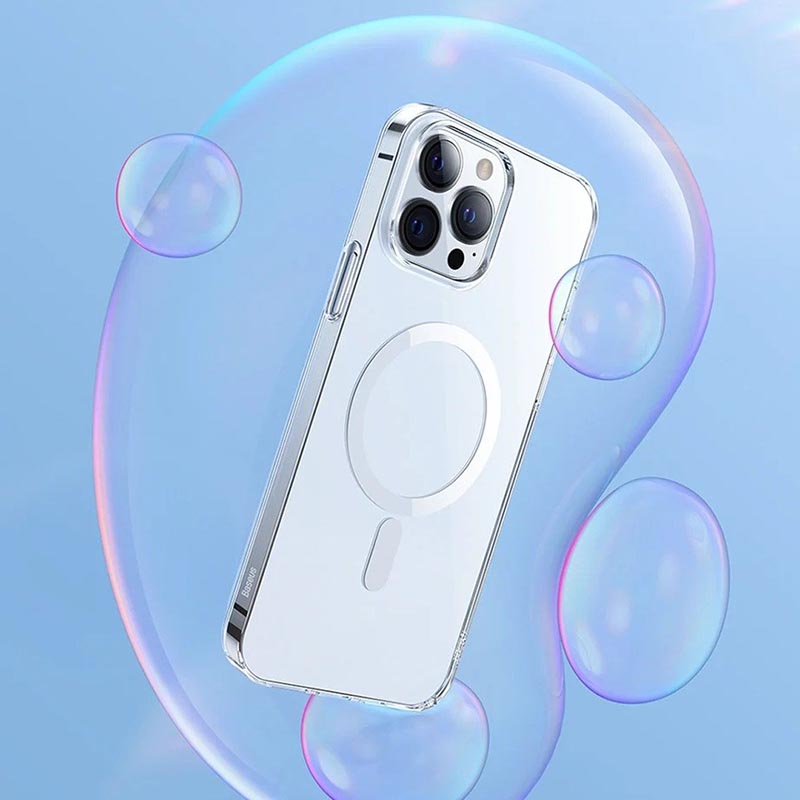 iPhone 17 Series MagSafe Shockproof Transparent Back Case