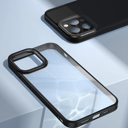 iPhone 15 Series Crystal Clear Silicone Armor Back Case