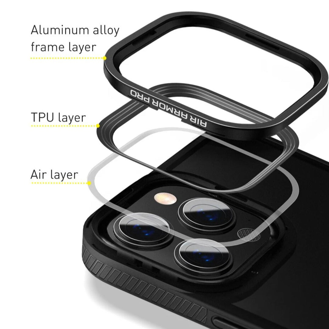 iPhone 15 Series Crystal Clear Silicone Armor Back Case