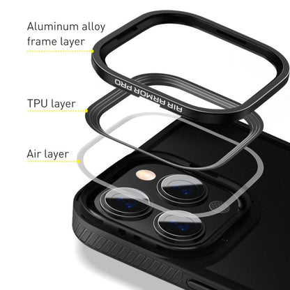 iPhone 15 Series Crystal Clear Silicone Armor Back Case