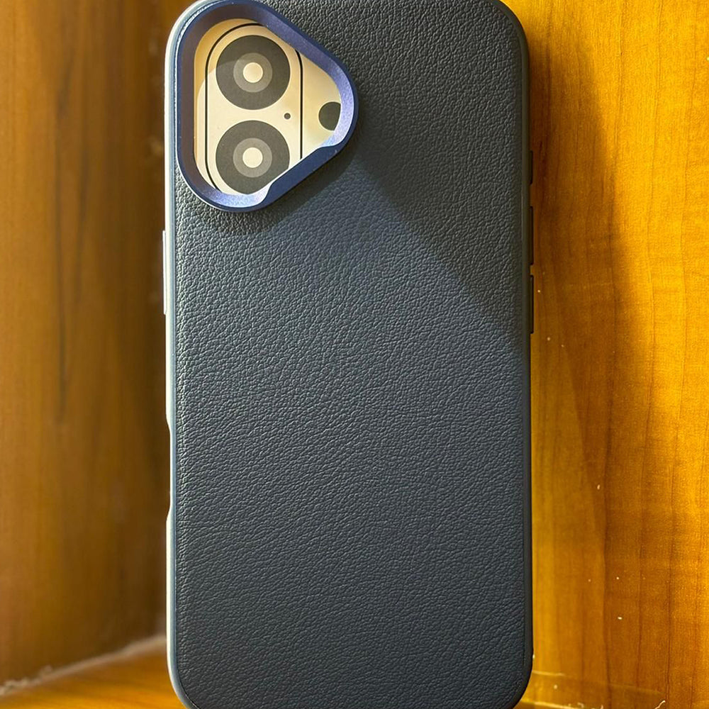 iPhone 16 Series Luxurious PU Leather with Magsafe Case