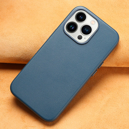 iPhone 16 Series Luxurious PU Leather with Magsafe Case