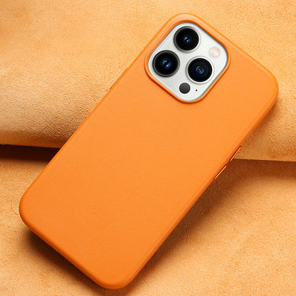 iPhone 16 Series Luxurious PU Leather with Magsafe Case