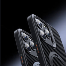 Load image into Gallery viewer, iPhone 17 Series Easy Grip Carbon Texture With Ring Case

