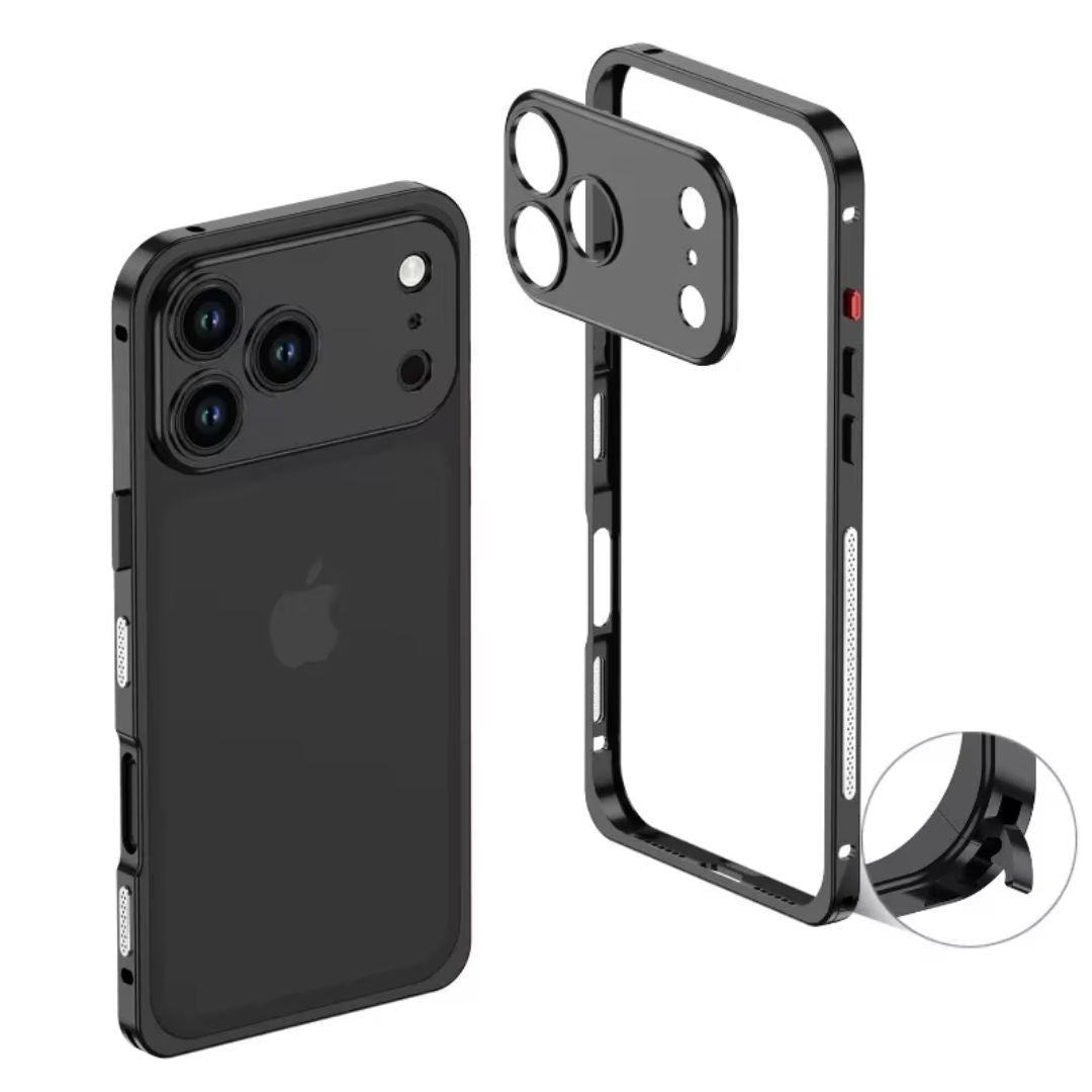 iPhone 13/14/15/16 Series to iPhone 17 Pro/ iPhone 17 Pro Max Converter with Side Bumper | Camera & Frame Upgrade Kit