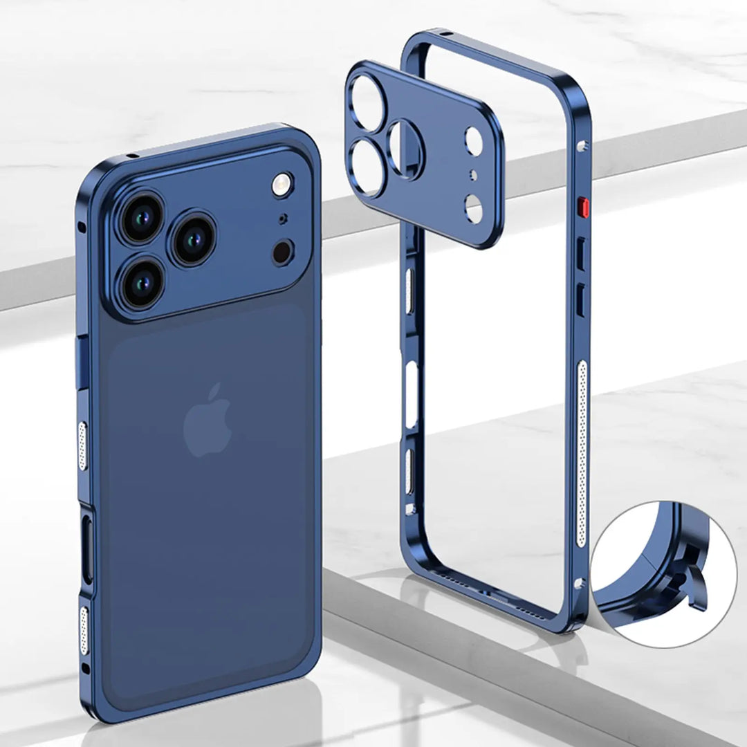 iPhone 13/14/15/16 Series to iPhone 17 Pro/ iPhone 17 Pro Max Converter with Side Bumper | Camera & Frame Upgrade Kit